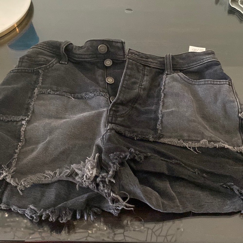 hollister jean shorts
